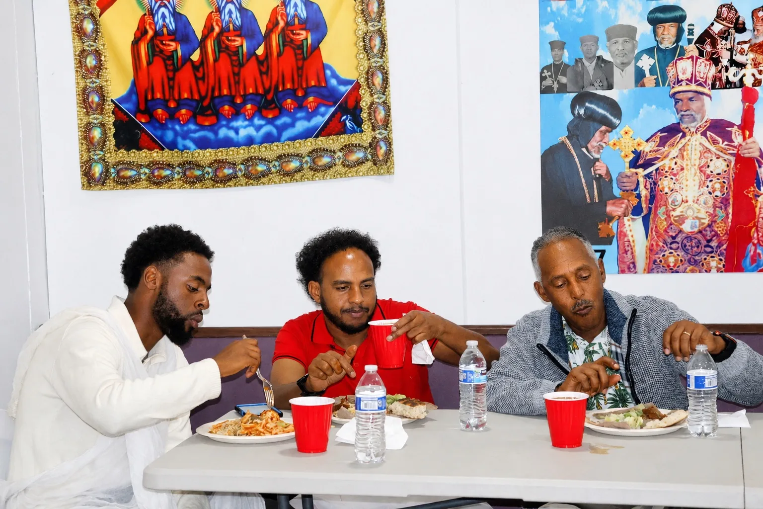 Fellowship meal together